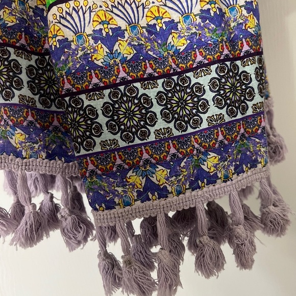 Alice + Olivia Minka Floral Tassel-Fringe Maxi Dress - Picture 13 of 17